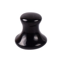 비취 옥 얼굴 마사지 돌, 블랙, 1개