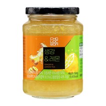 초록원 생강 레몬차, 560g, 1개