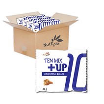 넛츠피아 텐믹스 플러스업 하루견과, 20g, 100개