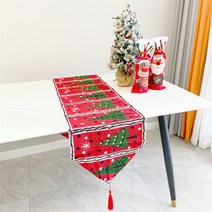 젠틀한형제들 크리스마스 식탁 테이블보 러너 A-7, 혼합색상