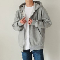 맨타임 SKW 따뜻한 기모 투웨이 오버핏 후드집업