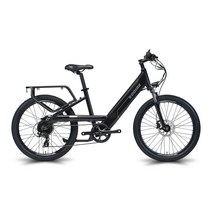 이알톤 2022 코디악 24S 파스 스로틀 겸용 전기자전거 17.5Ah 일반셀, 무광블랙, 알루미늄(알로이)