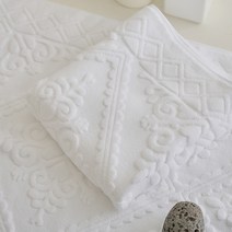 이니띠움 페르시안 호텔식 타올 발매트, 화이트