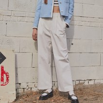 미쏘 여성용 와이드 코튼 팬츠