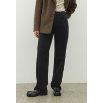 아틀리에나인 여성용 웜 스트레이트 데님 팬츠 PT-5602
