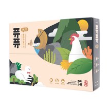 퓨퓨 고양이 간식 미니캔 50gx36, 황태 + 닭고기 혼합맛, 1세트
