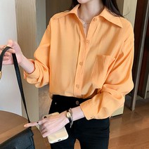 레몬소울 빅사이즈 로피리 카라 포켓 블라우스