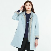 지센 여성용 리사이클 사파리 후드 점퍼 LCJPLA23