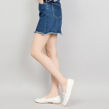 세인트디보스 여성용 발편한 체인장식 플랫 로퍼