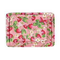 스트로베리 웨이브 쟁반 2종세트, 혼합색상