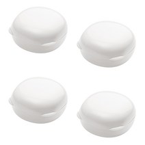 에버하우스 버블베어 여행용 비누케이스 4.6 x 8 x 8 cm, Free, 화이트