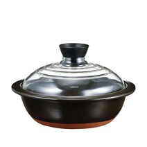 하리오 유리 뚜껑 도나베 GDN-225-B, 31cm, 1개