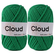 마마니트 클라우드 뜨개실, 28 그린, 2개