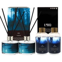 로맨띠끄 퍼퓸 디퓨저 본품 200ml x 2p + 리필액 200ml x 2p 세트, 탐다오