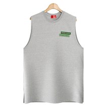 다꾸앙 남성용 빅사이즈 여름 페이션스 라운드 민소매 나시티 E04DKA_DL3826