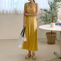 마이시즌 여성용 버넨 맥시 롱 나시 원피스