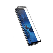 코쿼드 풀커버 강화유리 휴대폰 액정보호필름 블랙 0.3mm, 1개