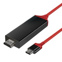 [컴포넌트tohdmi컨버터] 셀인스텍 썬더볼트3 TYPE C TO HDMI 케이블 2m, CH60C