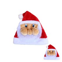 미니띠네 크리스마스 장식 산타 모자, 혼합색상, 2개