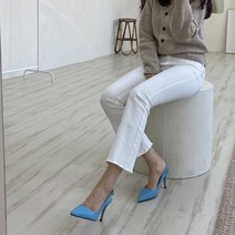 어바웃슈 델라 스틸레토 힐 슬링백 9cm