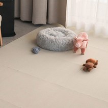 딩동펫 반려동물 미끄럼방지 블럭 카페트 28p, 아이보리