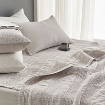 쉬즈홈 선데이 인견 피그먼트 이불겸패드, 그레이