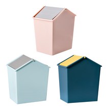 바람 미니홈 휴지통, 그린, 블루, 핑크, 3개