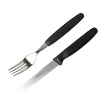 기셀 양식 커트러리 1인 세트, 혼합색상, 디너포크 + 디너 나이프