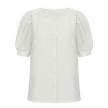 탱커스 스퀘어 절개 블라우스