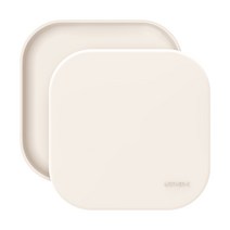 마더케이 이유식 모듈 흡착식판 뚜껑, 아이보리