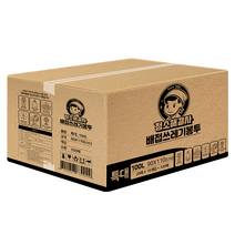 청소해결사 배접 쓰레기 비닐봉투 화이트 90 x 110 cm 300p, 100L, 1개