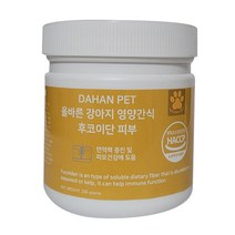 다한 강아지 후코이단 피부 영양제 250g, 피부건강, 1개