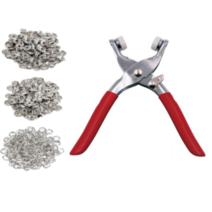 펀치 + 단추 100p 세트, 혼합색상, 1세트