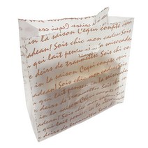 동성지공사 각 비닐봉투 갈색인쇄 24 x 28 cm, 50개, 1개입