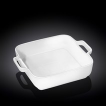 윌맥스 스텔라 오븐용 정사각접시 21cm WL-997037A, 화이트, 1개