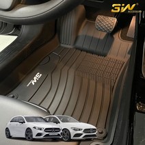 3W 에코라이너 FULL TPE 3D 카매트, 블랙, 벤츠 New-CLA (C118) 2020.2~