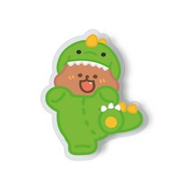 리지아니 파자마둥둥 투명 아크릴 스마트 휴대폰 거치대, 공룡, 1개