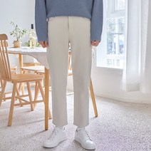 플레이즈 남성용 따듯기모 히든밴딩 스판 면팬츠