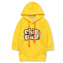 리틀래빗 아동용 당당데일 기모 롱 후드티