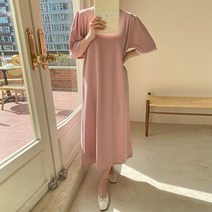 보리맘 레이스 소매 빅사이즈 임부복 원피스 a656