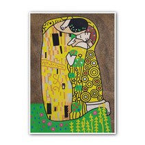 꼬메빔보 명화그리기 DIY 데코샌드아트 소, 키스