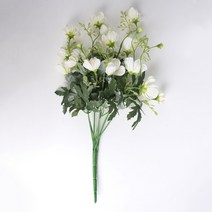 꾸미까 조화 데이지 부쉬 화이트, 혼합색상