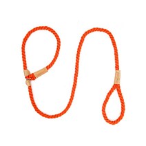 파스텔펫 반려동물 컬러 로프 리드줄, 오렌지