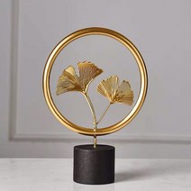 TCR 미니멀 골드 라운드 장식품, 은행