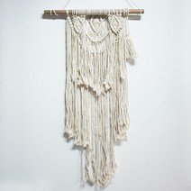 투에스벅 북유럽 다이아문양 마크라메 월행잉 NO109, 혼합색상