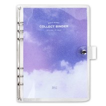 데얼스 A5 글리터바인더 6공 30매, 2포켓 세로, 1개