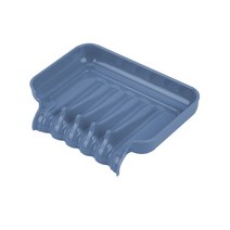 새드리 모던 물 잘 빠지는 비누받침, 블루, 1개