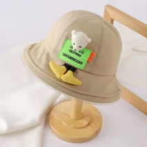 쇼핑죠이 여성용 사이즈조절 벙거지 모자 + 후크 세트