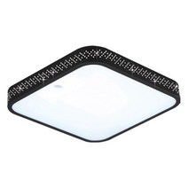 가온엘이디 마름모 LED 센서등 15W, 블랙