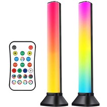 소리 감지 LED 조명 램프 게이밍 사운드 RGB LED바 리듬램프 튜닝, #COMS 사운드 감지 LED바(ON101)#